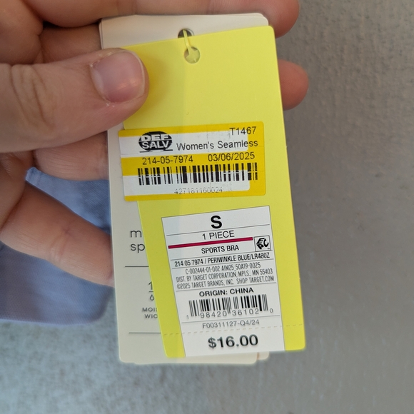 All in Motion Light Lavender Sports Bra - Picture 4 of 7